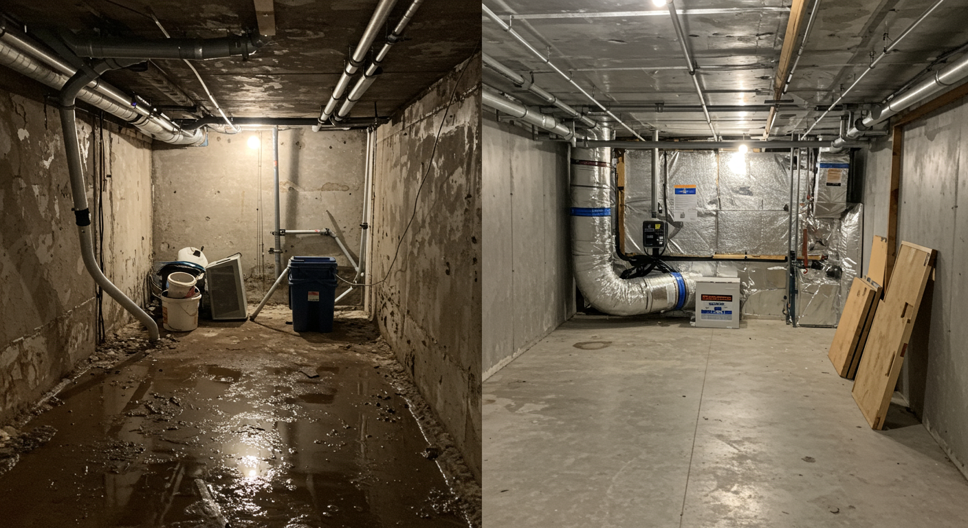 Crawl Space Transformation