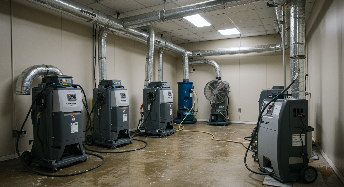 Drying and Dehumidification Process
